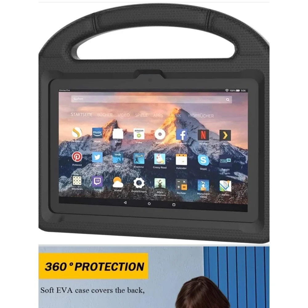 Kids‎ 8 inch tablet case with spider design